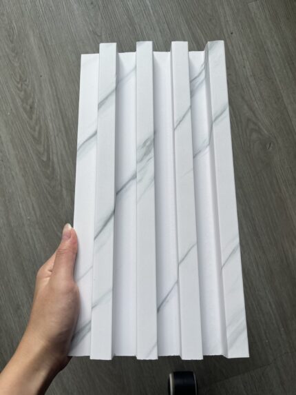 white marble wall panels