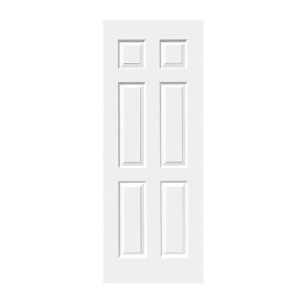 6PR 6 panel raised molded interior door