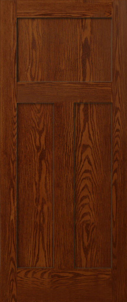 craftsman oak grain exterior door