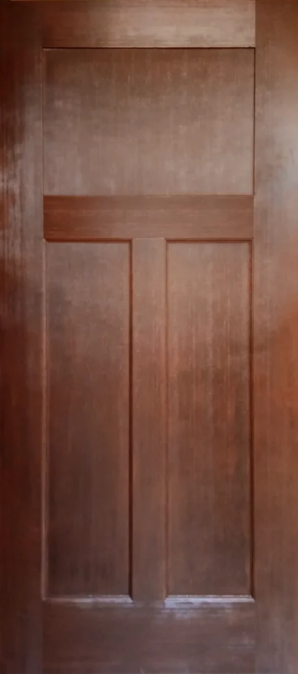 craftsman mahogany exterior door