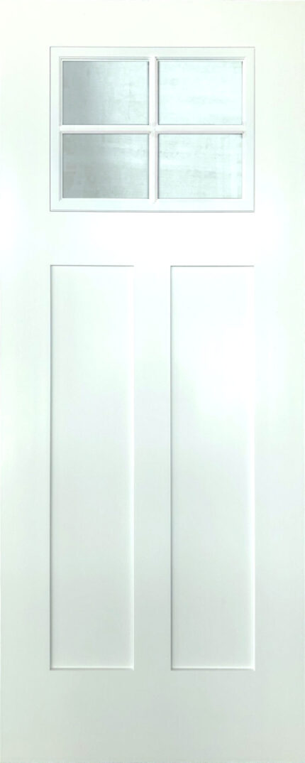 craftsman 4p glass smooth exterior door