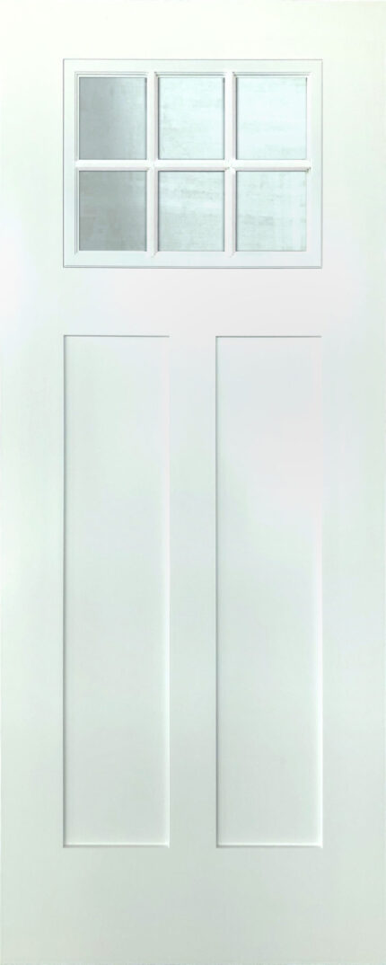 craftsman 6p glass smooth exterior door