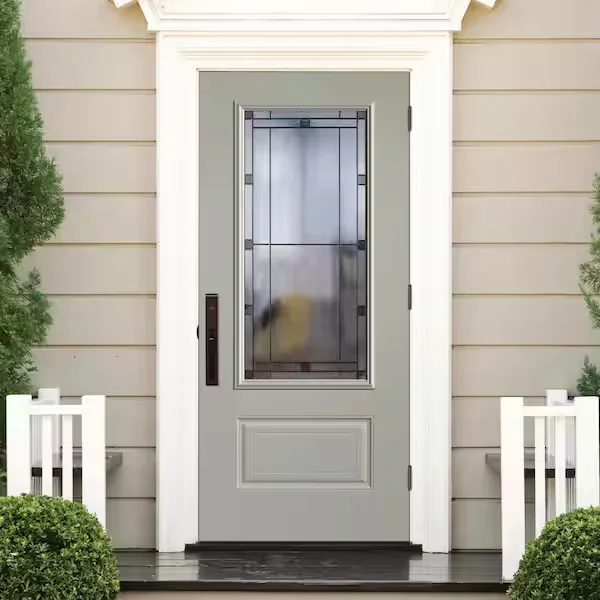 exterior smooth fiberglass doors