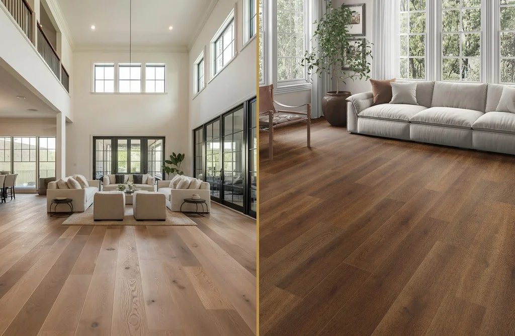hardwood vs laminate flooring