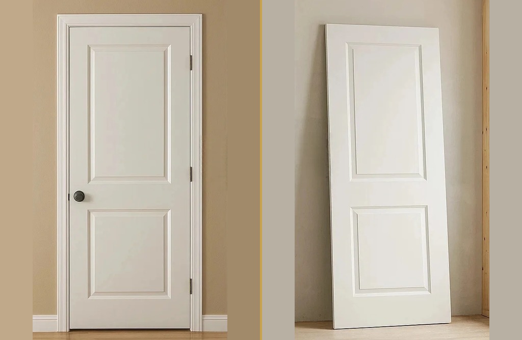 pre-hung vs slab door